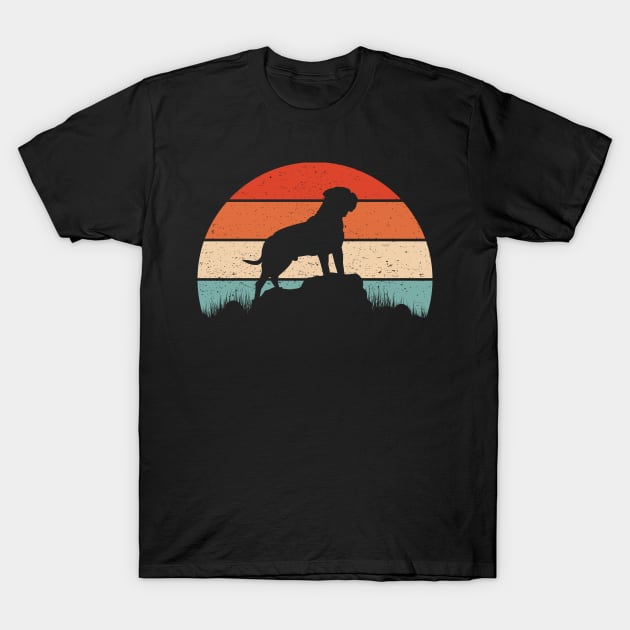 bullmastiff Dog T-Shirt by Tesszero